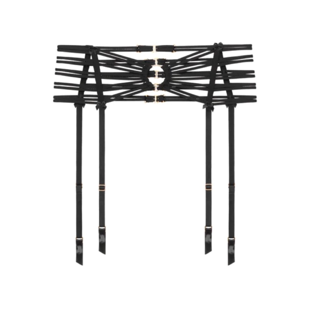 GSQ GOD SAVE QUEENS Giselle Suspenders in Black